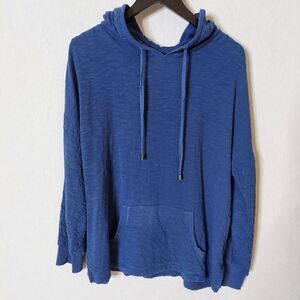 Soft Surroundings Womens lightweight Blue Long Sleeve‎ Hoodie Sz Sm